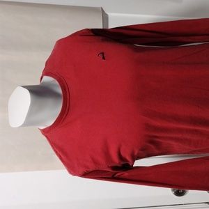 Cuffys Cape Cod red cotton long sleeve t-shirt. Medium